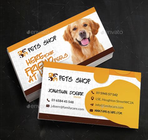 pet smart business cards|pet business cards printable.